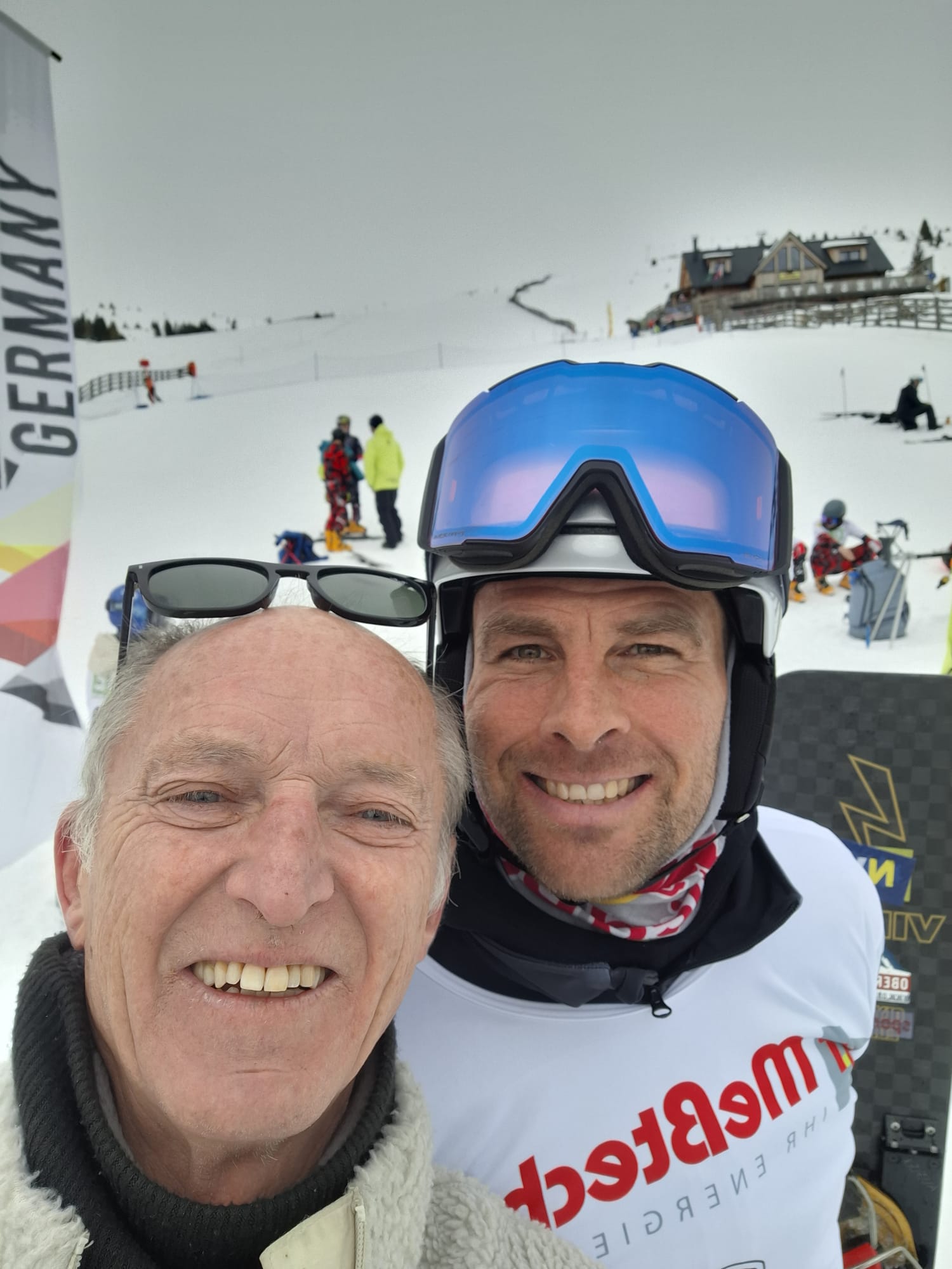 Selfie bei der Strecke – Tanzstatthütte Lachtal