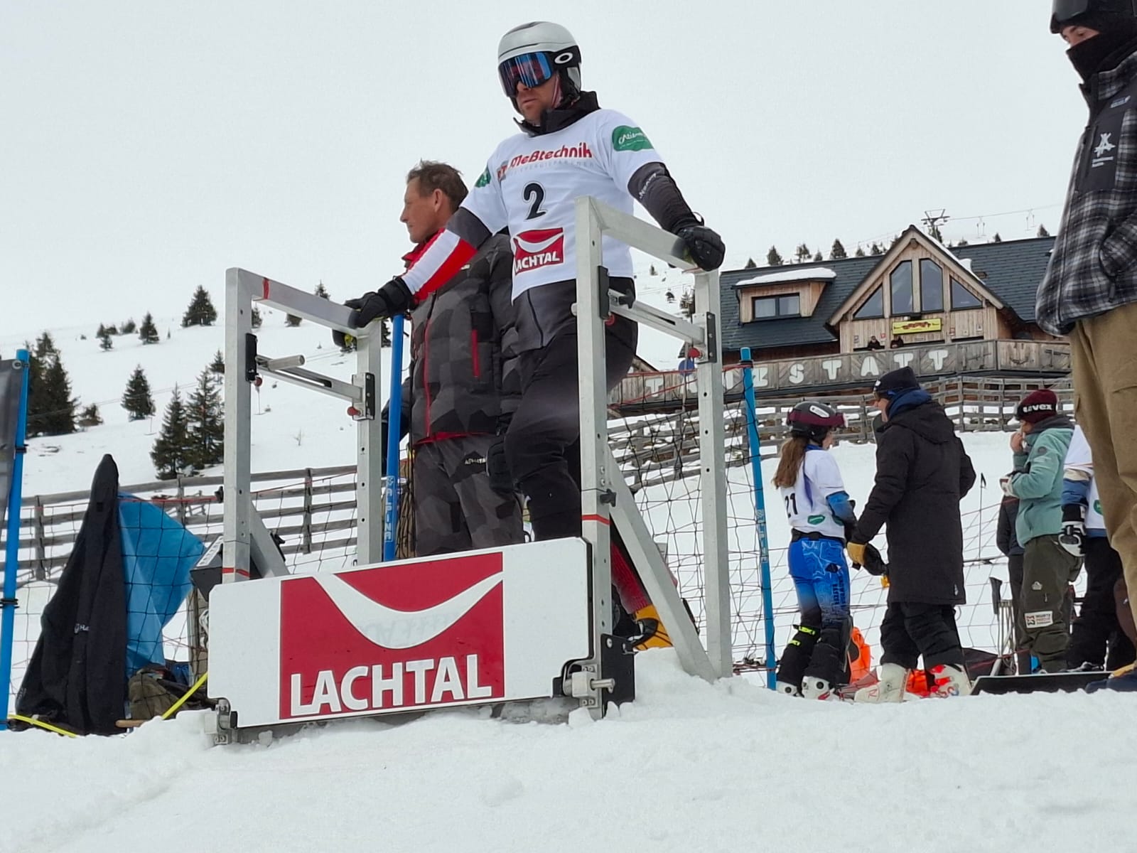 Startbereich in Sichtweite der Hütte – Lachtal